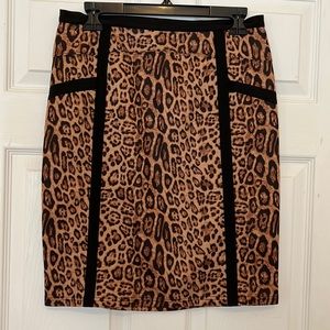 Sexy leopard print pencil skirt